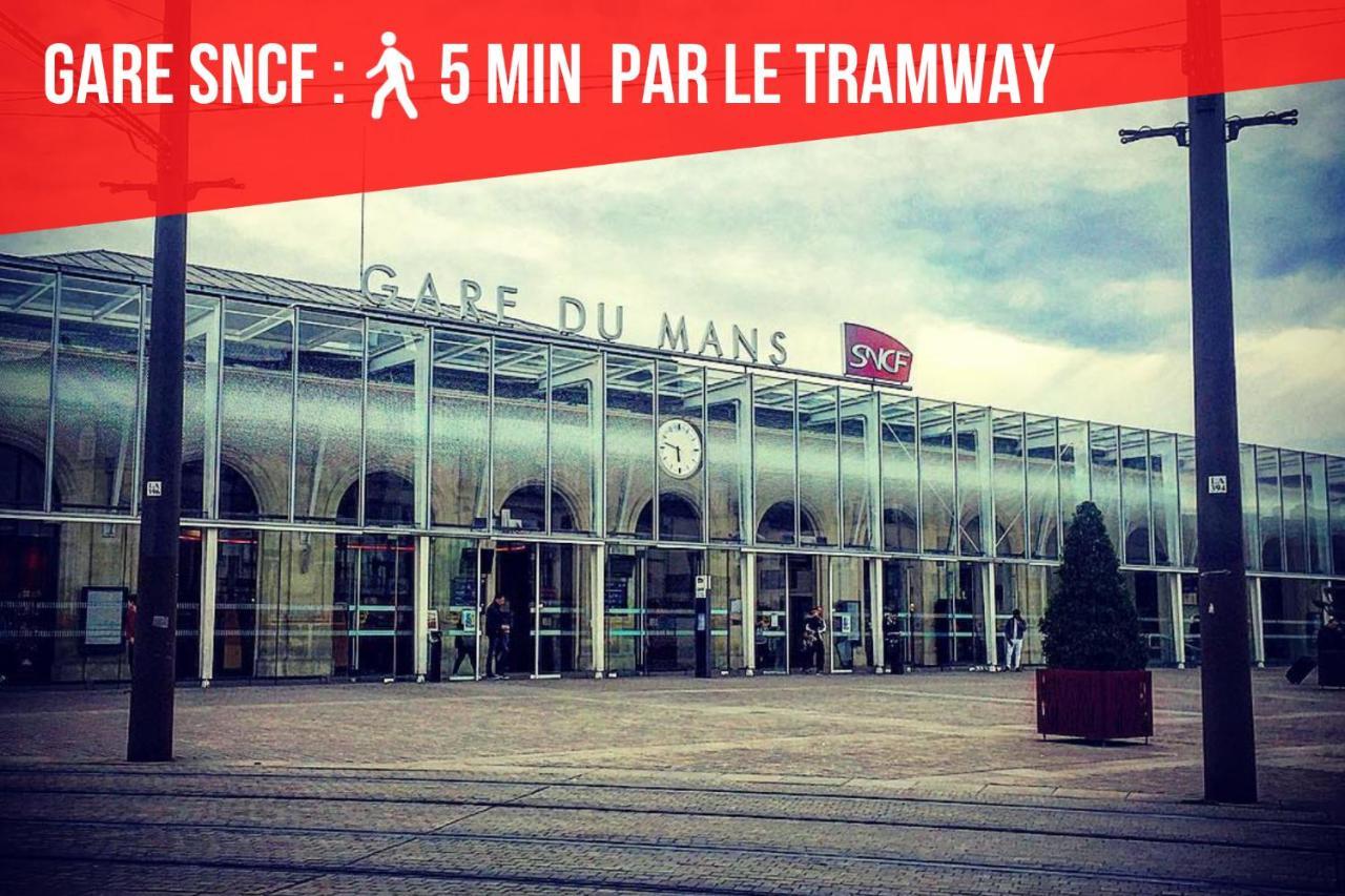 Tramway 9 Jaures Cosy Proche Gare Apartment Le Mans Bagian luar foto